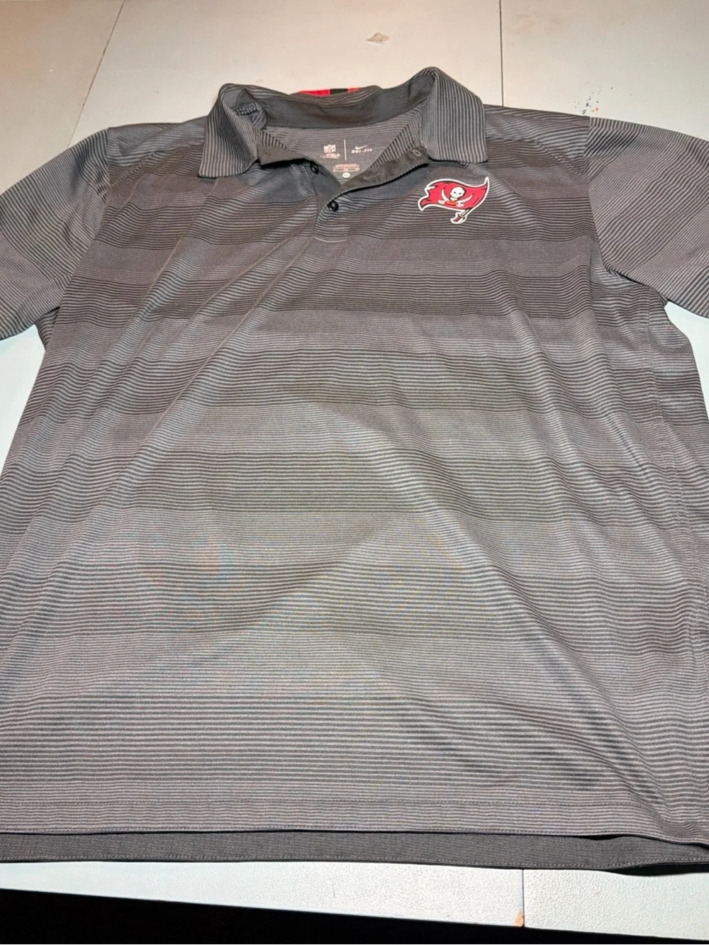 Tampa Bay Buccaneers Nike NFL On Field Apparel Dri-Fit Polo Men's XL Gray